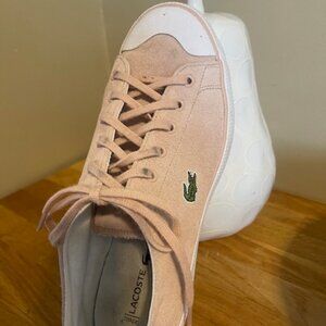 Lacoste Tennis Shoes Light Pink Ultrasuede